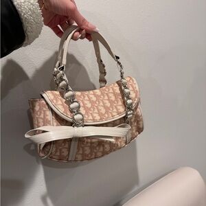 Vintage Dior Trotter Canvas in pink